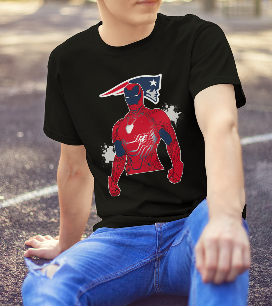 Iron Man Patriots Crossover Fusion T-Shirt