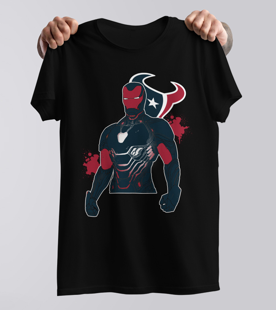 Iron Man Texans Mashup T-Shirt