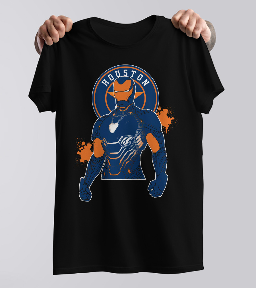 Houston Iron Man Astros Fusion T-Shirt