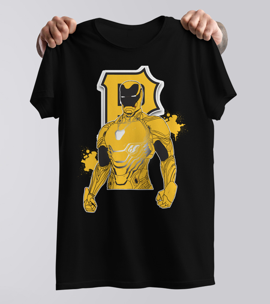 Iron Man Pittsburgh Pirates Collaborative Marvel Sports T-Shirt