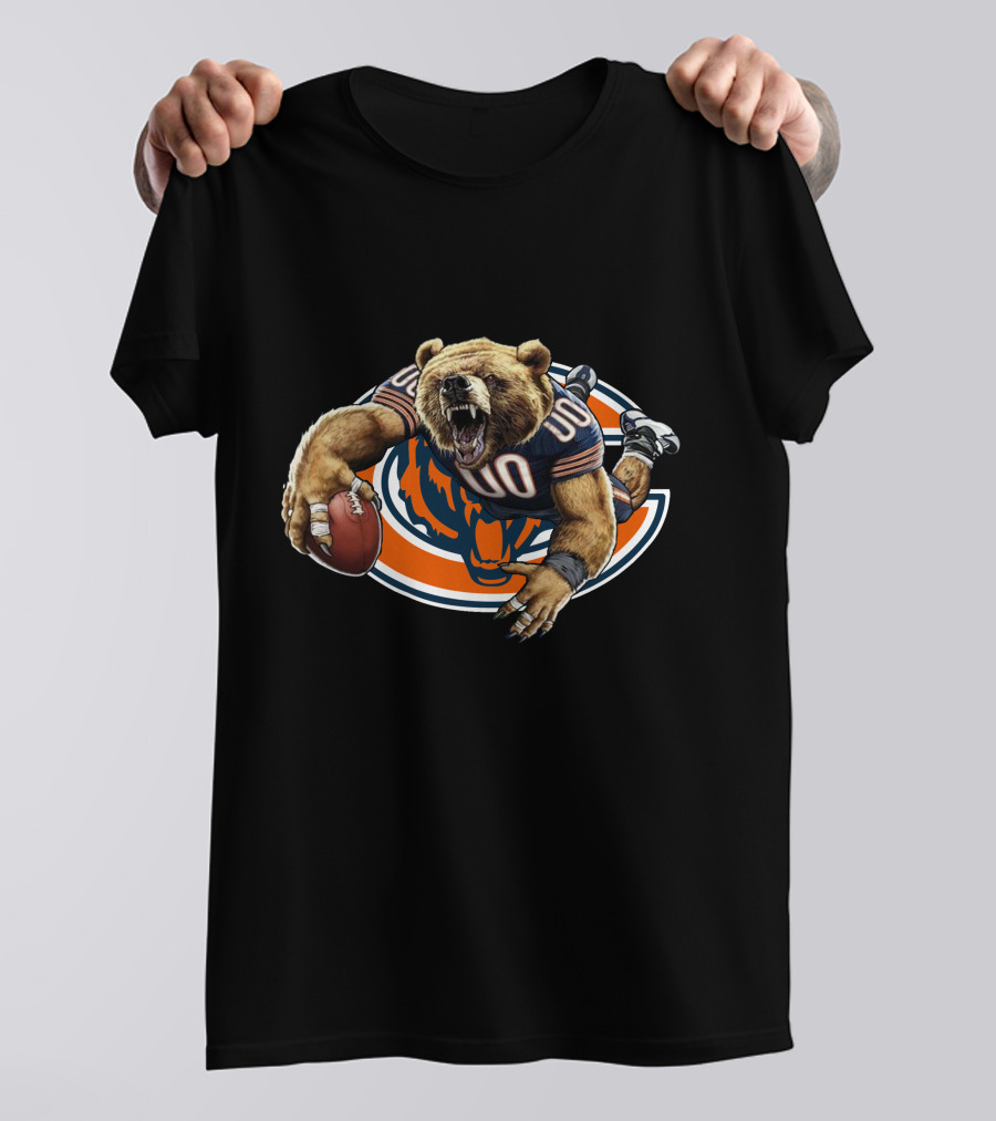 Chicago Bears Football Bear Pouncing T-Shirt