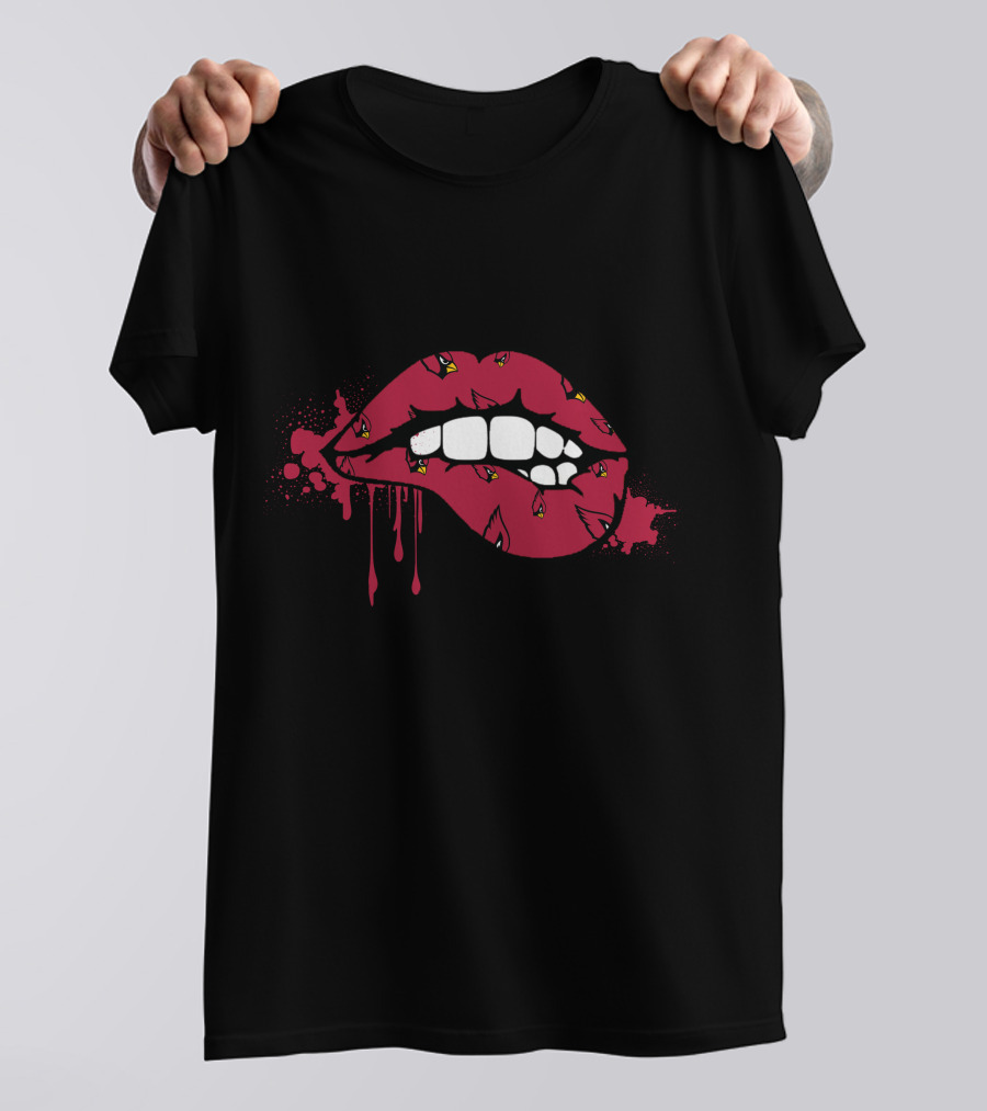 Dripping Lips With Cardinals T-Shirt