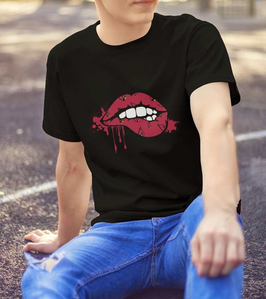 Dripping Lips With Cardinals T-Shirt