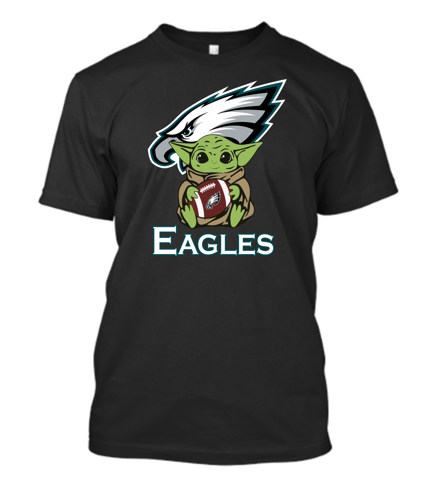 Eagles Baby Yoda Star Wars Football Fan T-Shirt