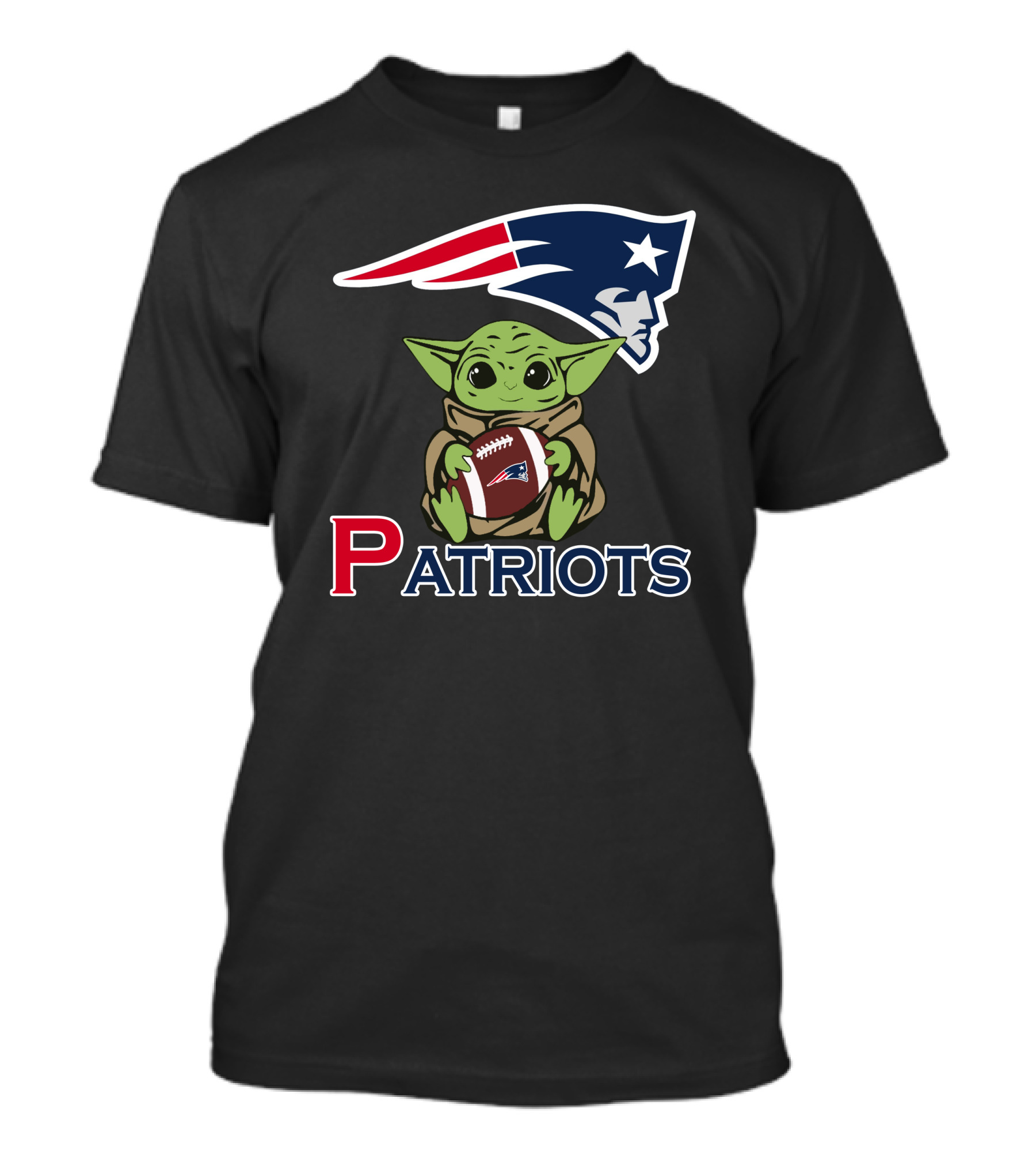 Patriots Baby Yoda Star Wars Patriots Football T-Shirt
