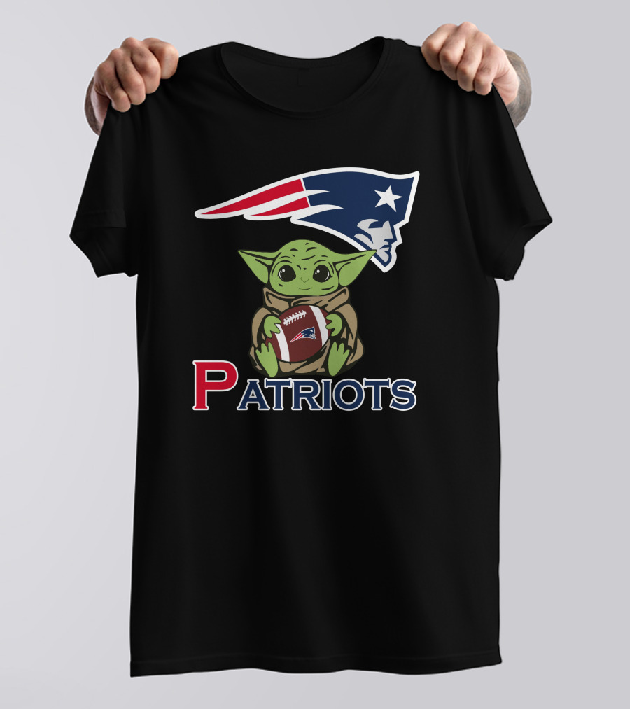 Patriots Baby Yoda Star Wars Patriots Football T-Shirt