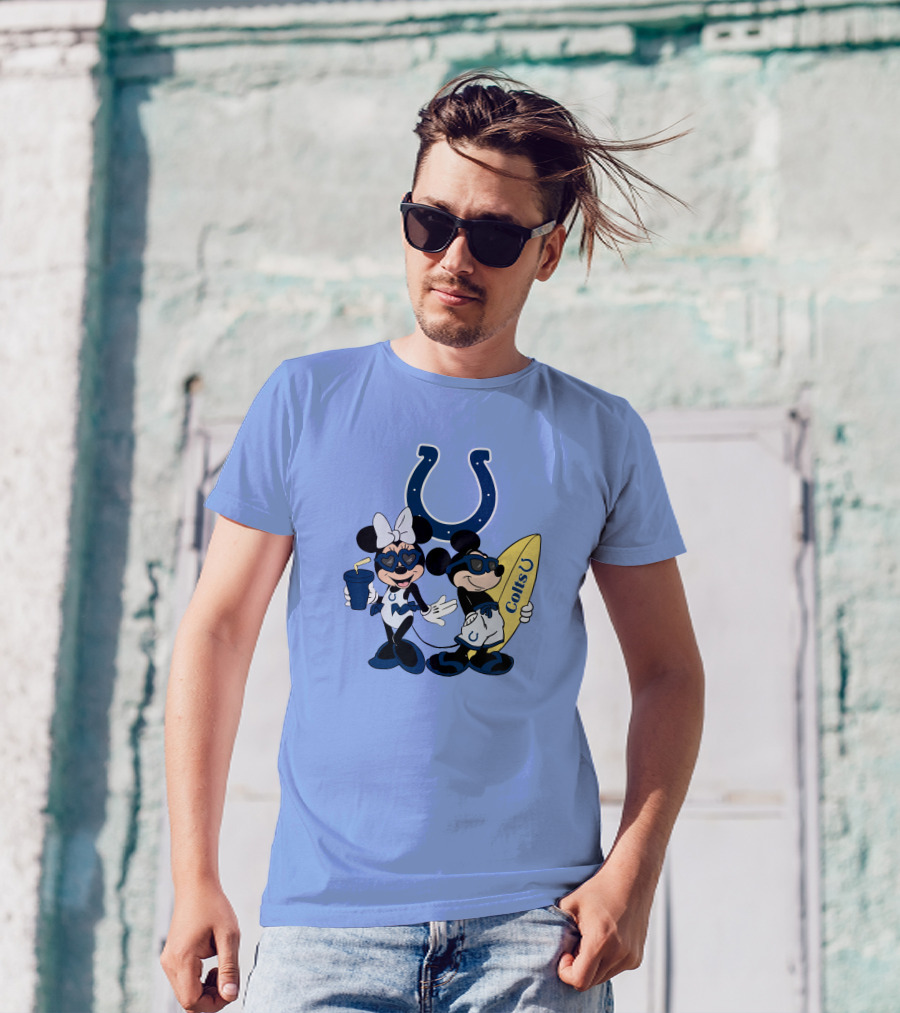 Colts Mickey Happy Vacation Colts U T-Shirt