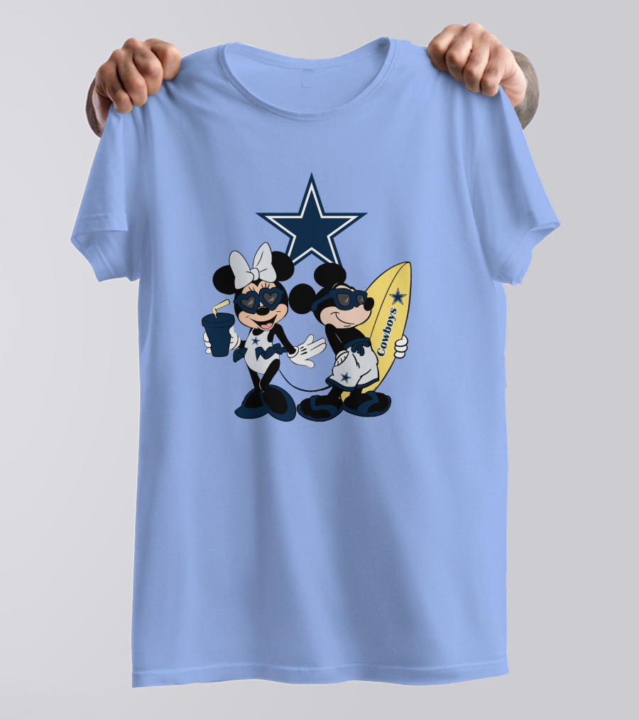 Cowboys Mickey Vacation Star Surfing T-Shirt