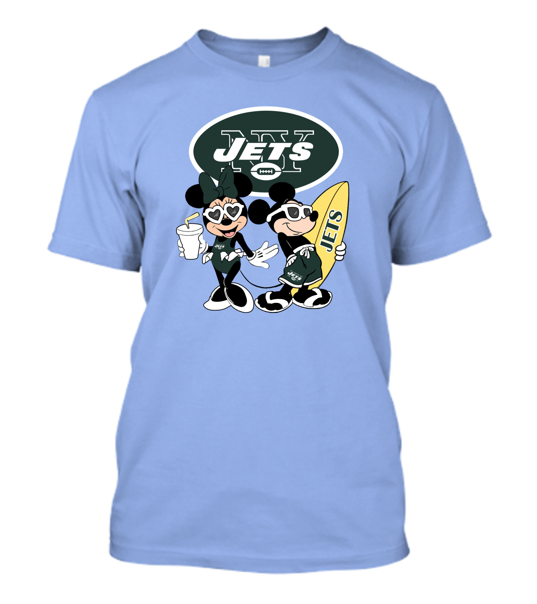 Jets Mickey Surfing Vacation Adventure T-Shirt