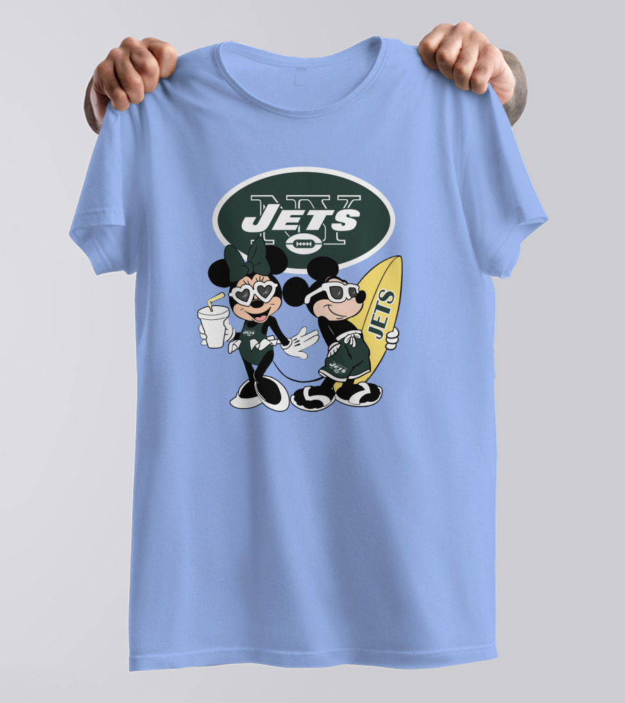 Jets Mickey Surfing Vacation Adventure T-Shirt
