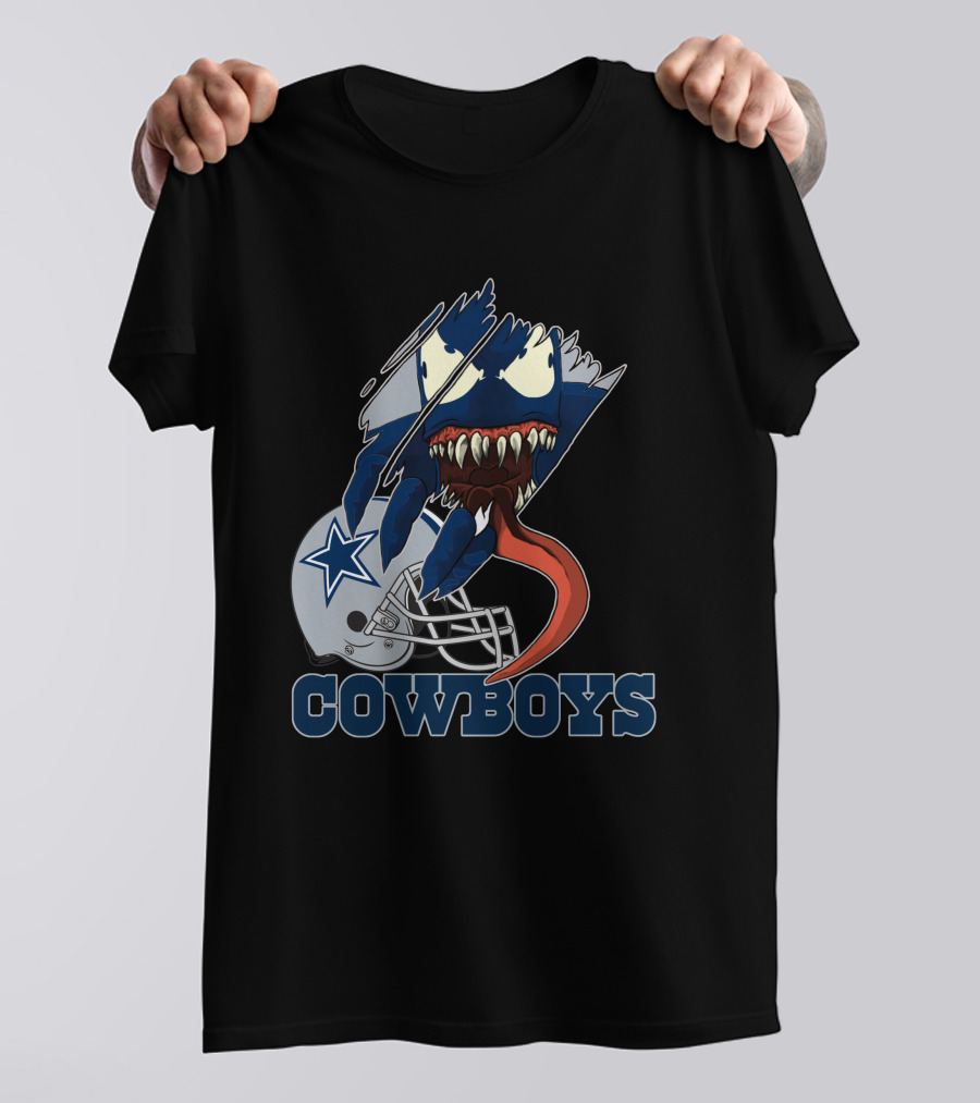 Cowboys Venom Dallas Football Mashup T-Shirt
