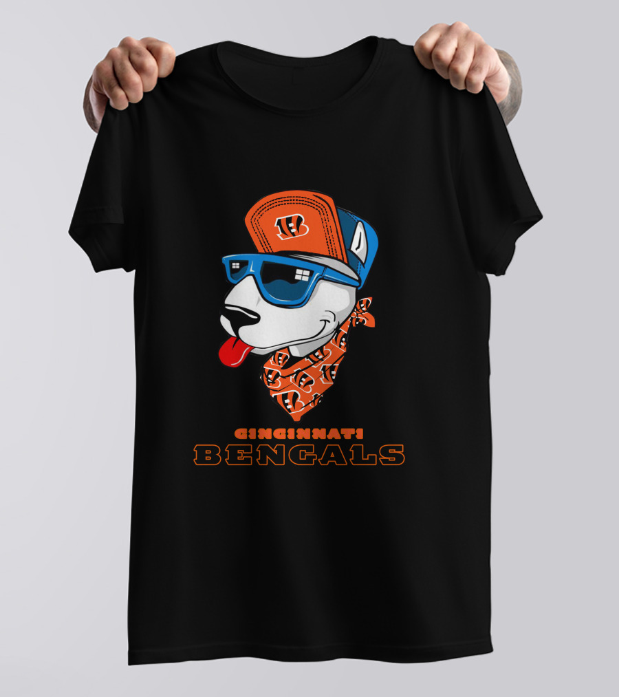 Cincinnati Bengals Bull Terrier T-Shirt