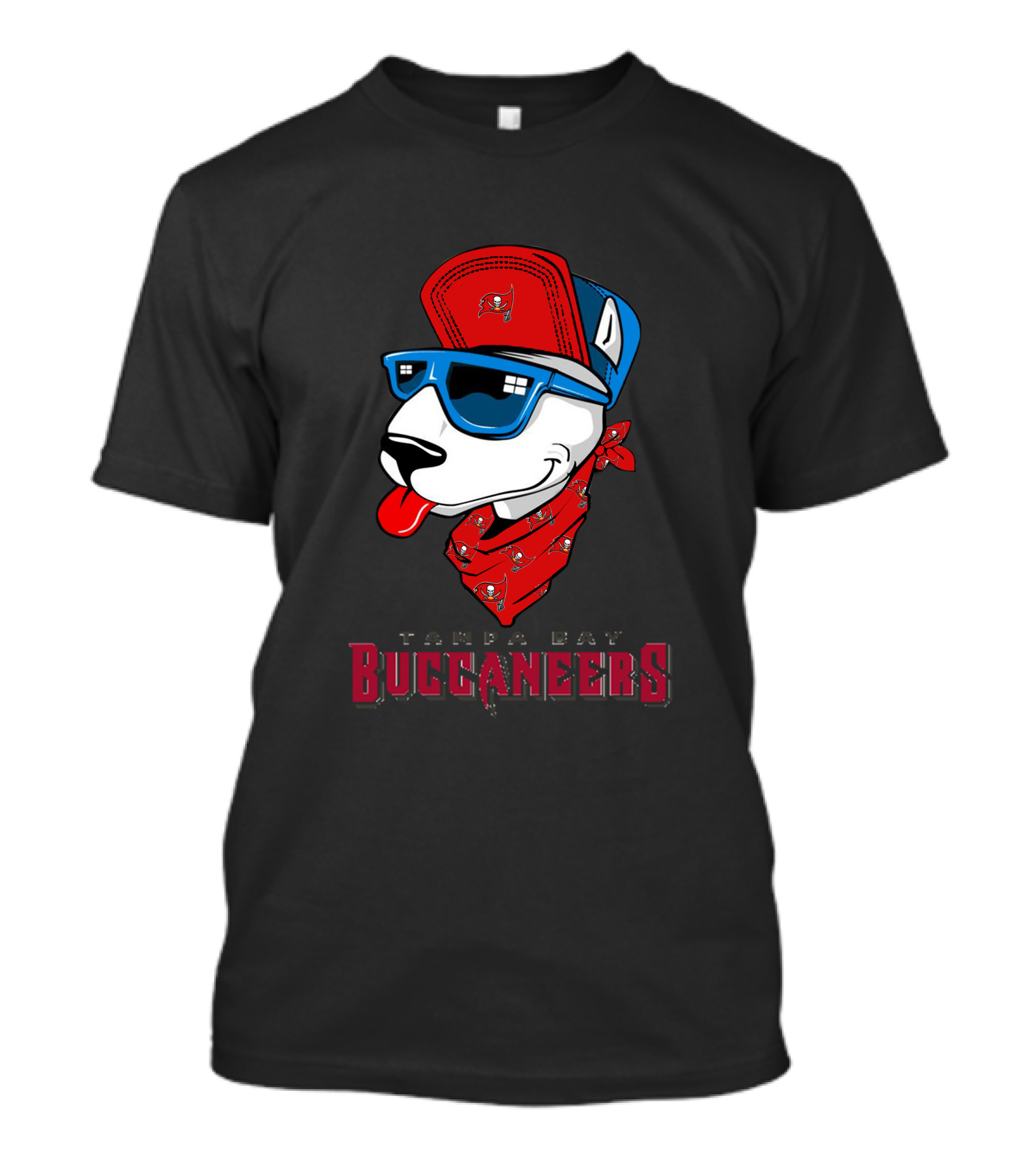 Tampa Bay Buccaneers Bull Terrier T-Shirt