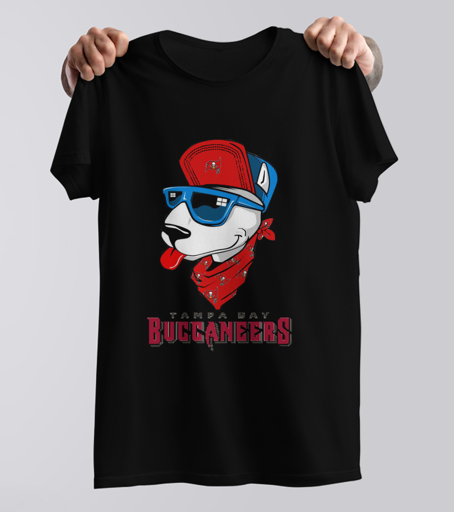Tampa Bay Buccaneers Bull Terrier T-Shirt