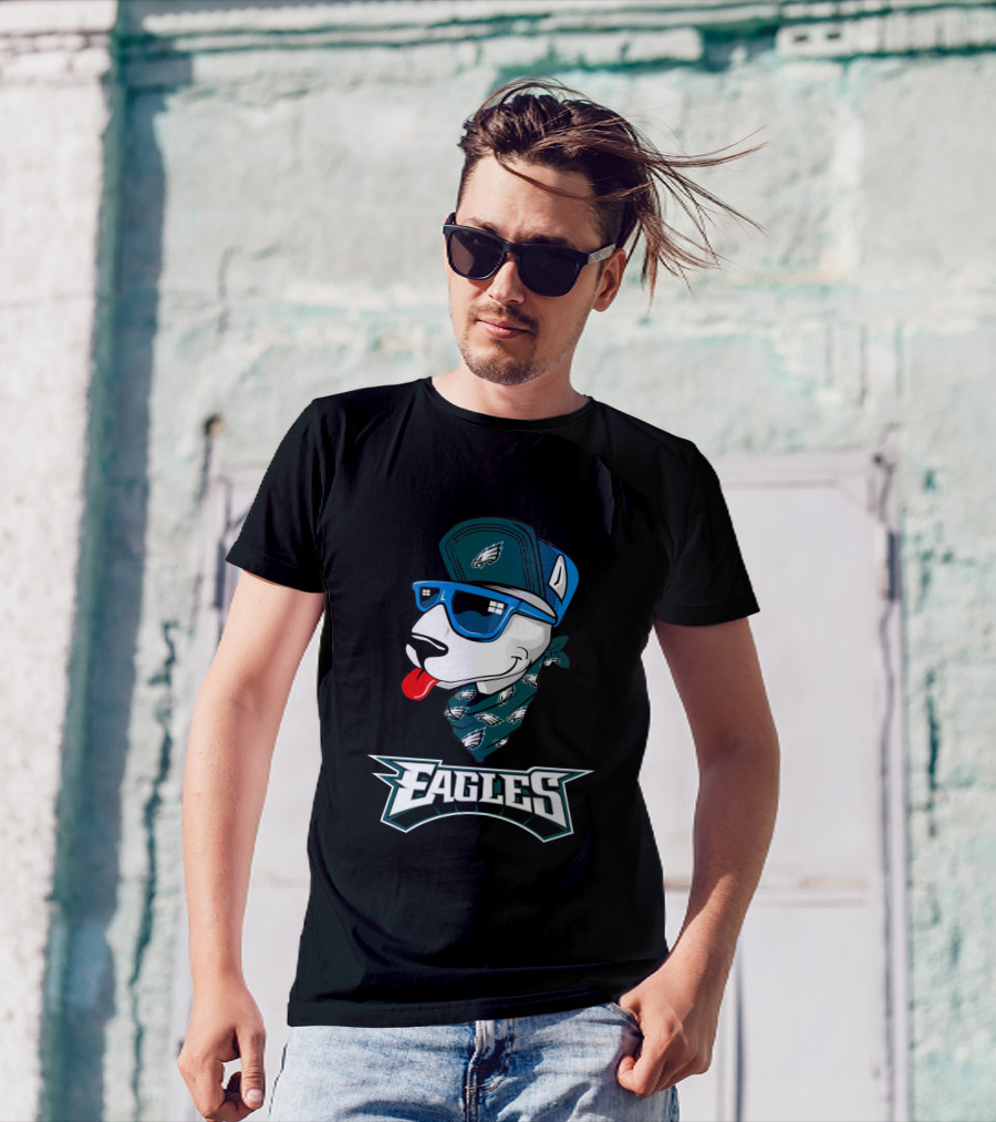 Eagles Bull Terrier Cool Dog Philadelphia Fan Merch T-Shirt