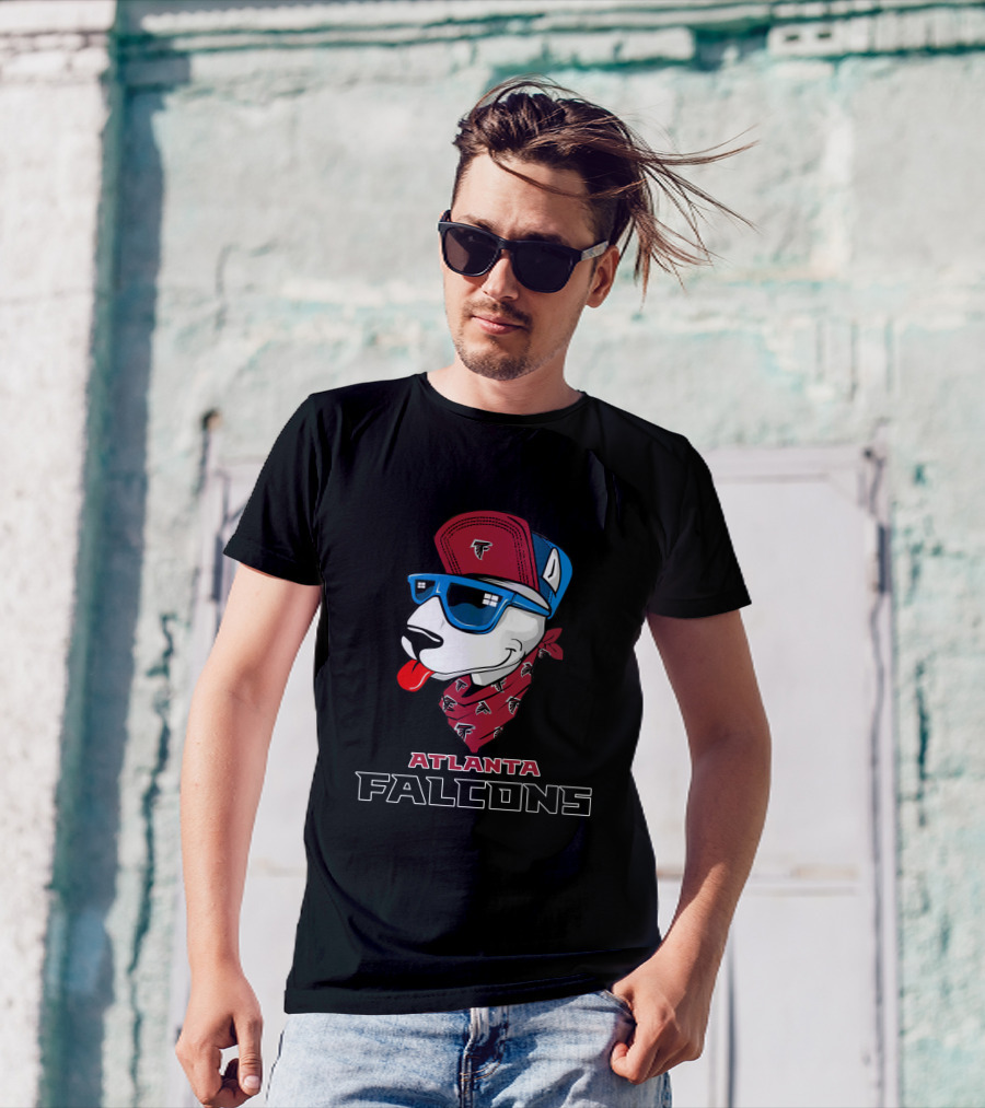 Atlanta Falcons Bull Terrier T-Shirt