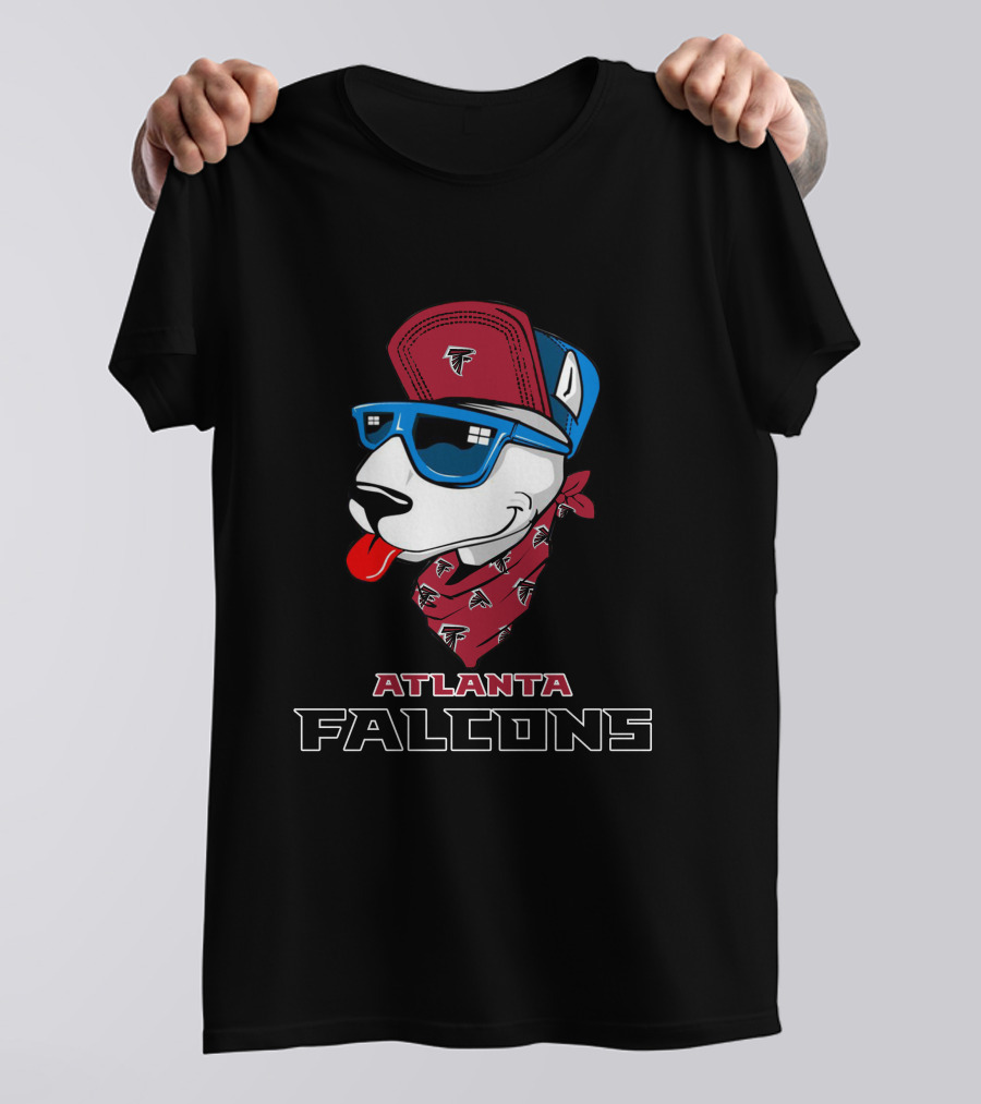 Atlanta Falcons Bull Terrier T-Shirt