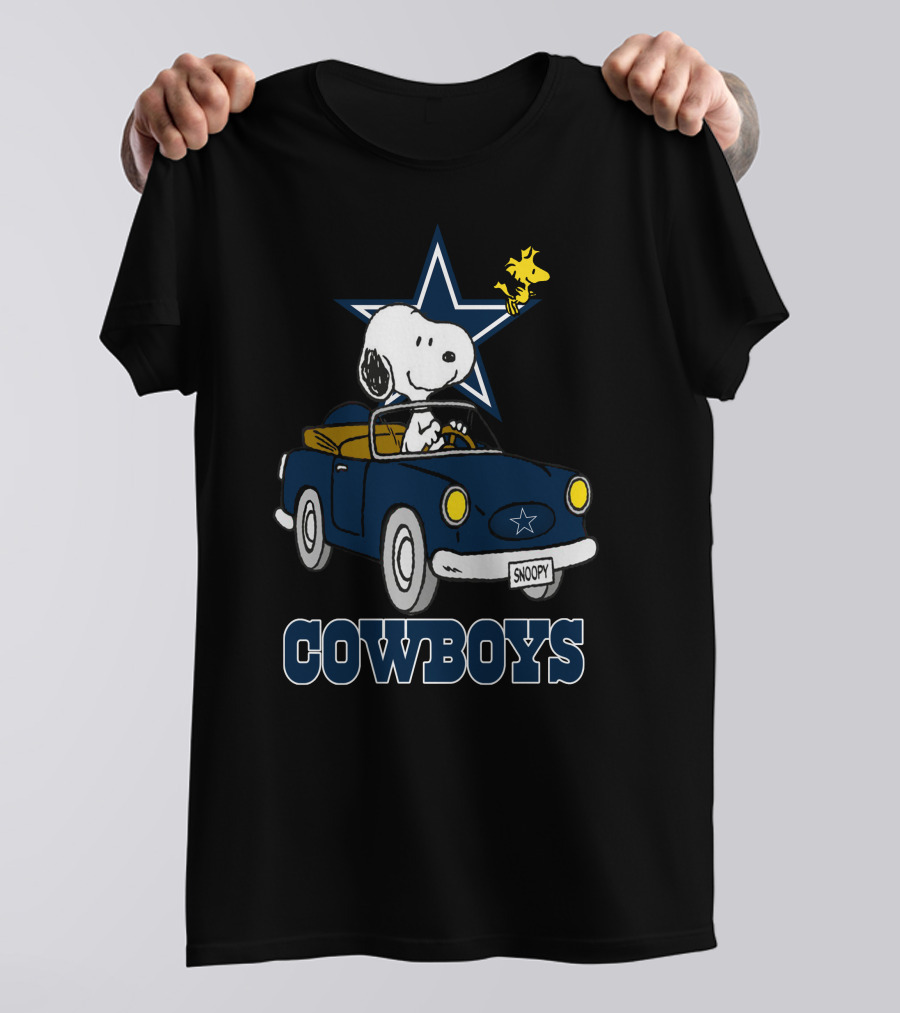 Cowboys Snoopy Woodstock Star Ride T-Shirt