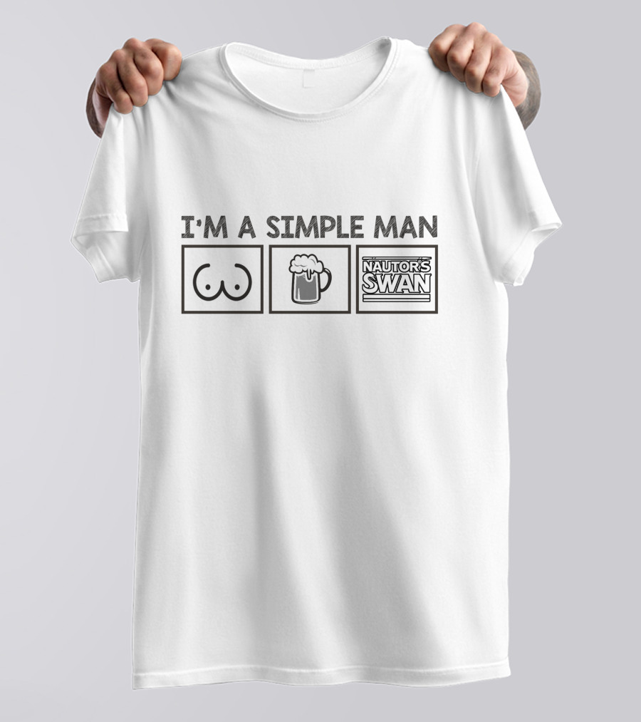 I'm A Simple Man Nautor's Swan T-Shirt
