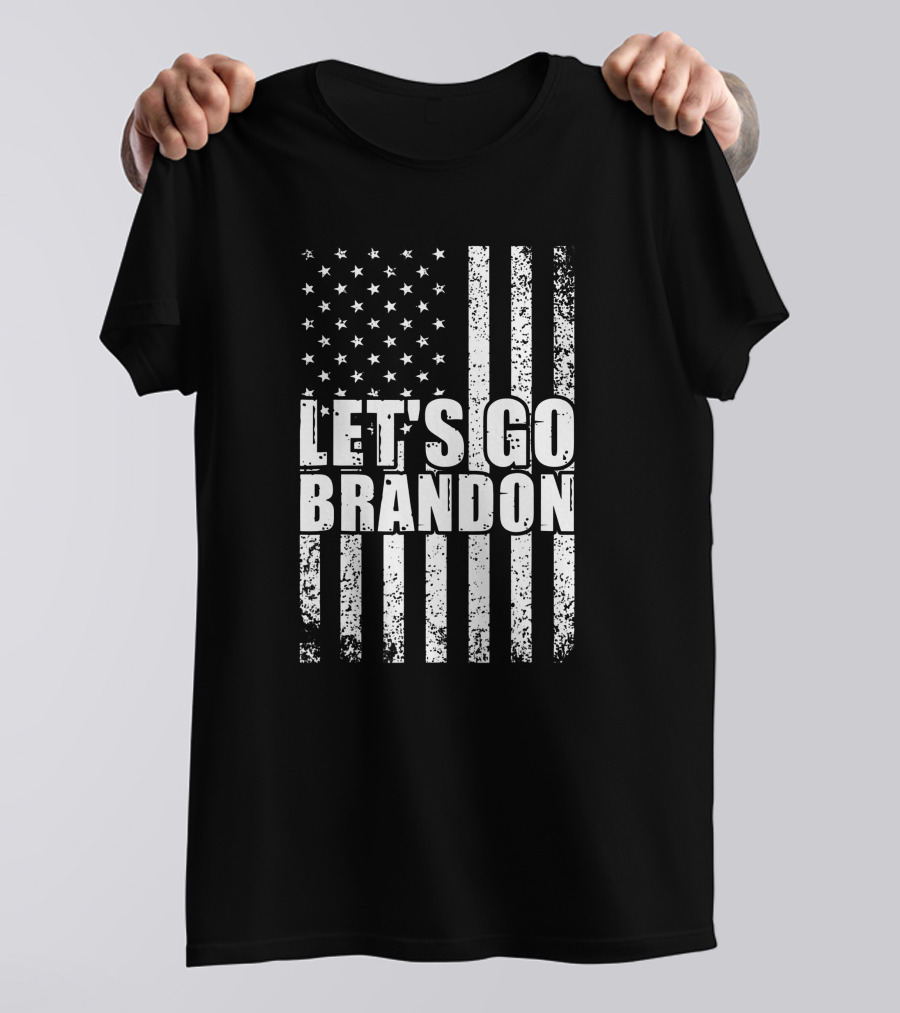Let's Go Brandon American Flag Conservative T-Shirt