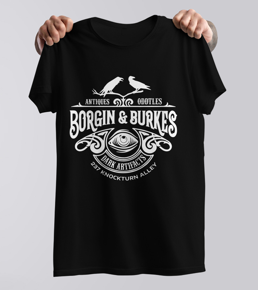 Borgin And Burkes Antiques Oddities Dark Artifacts 237 Knockturn Alley T-Shirt