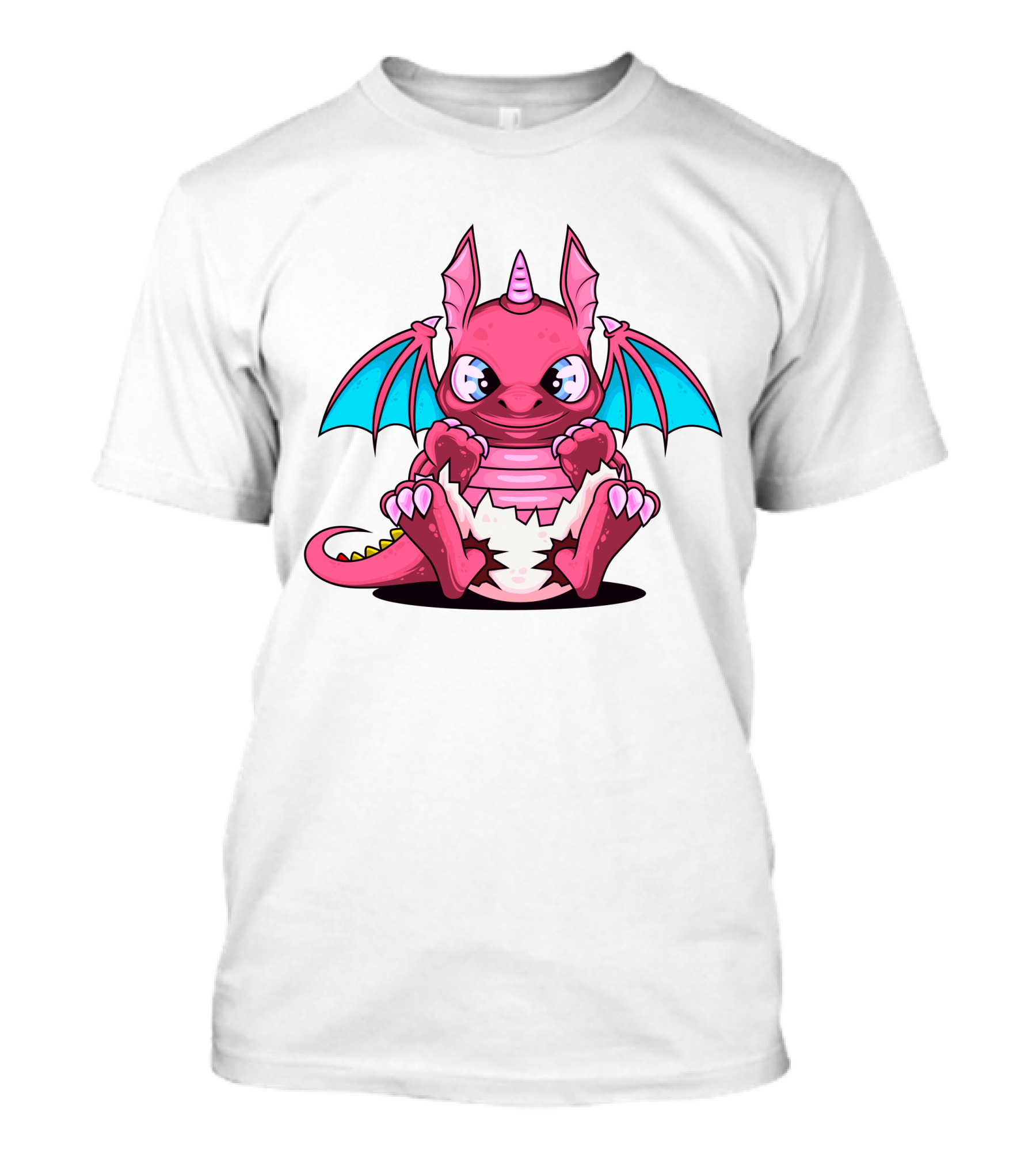 Pink Dragon Cute Cerulean Winged Hatchling T-Shirt