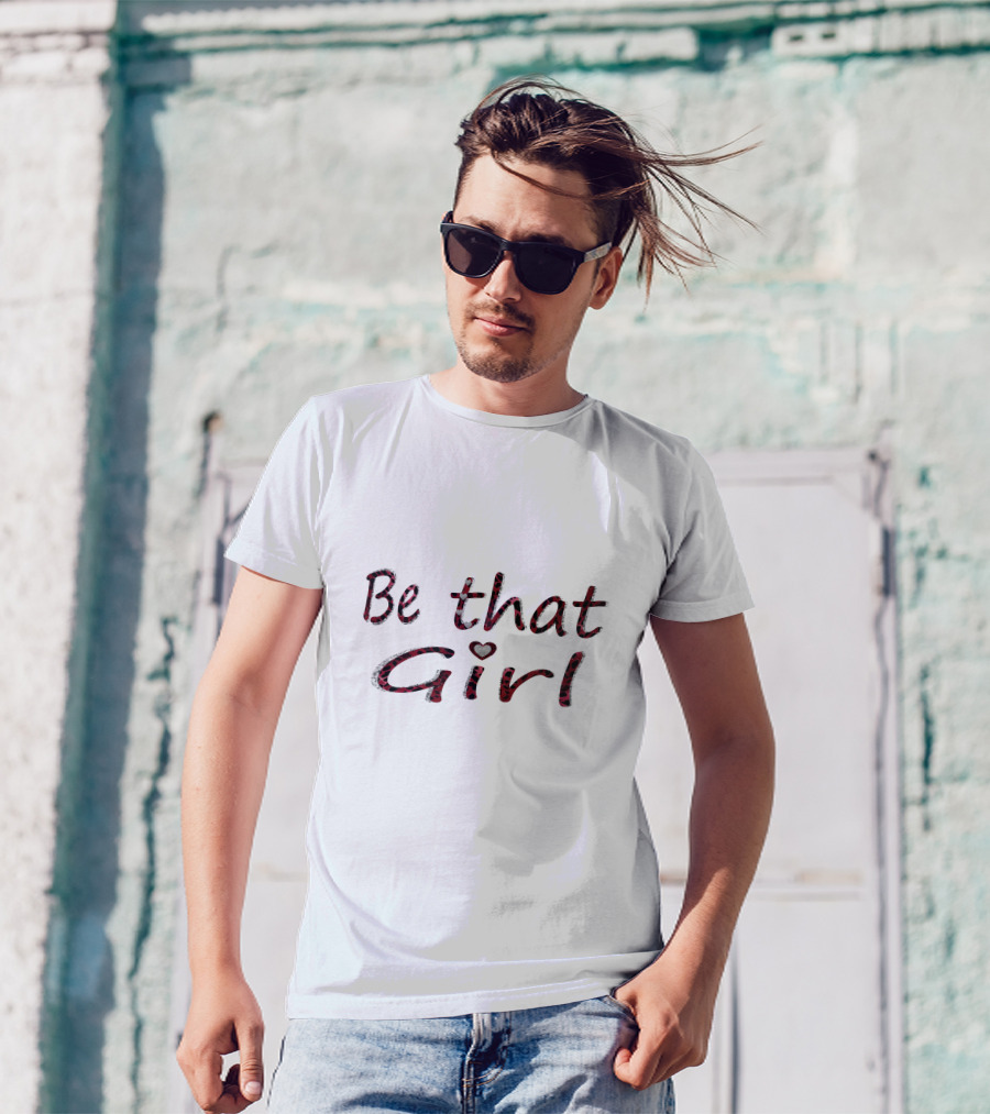 Be That Girl Heart Pink Leopard T-Shirt
