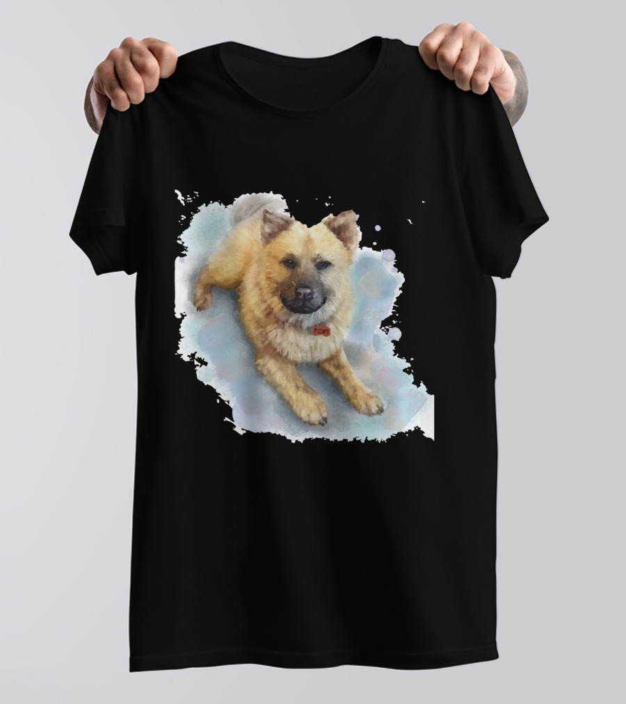 Watercolor Puppy Zen T-Shirt
