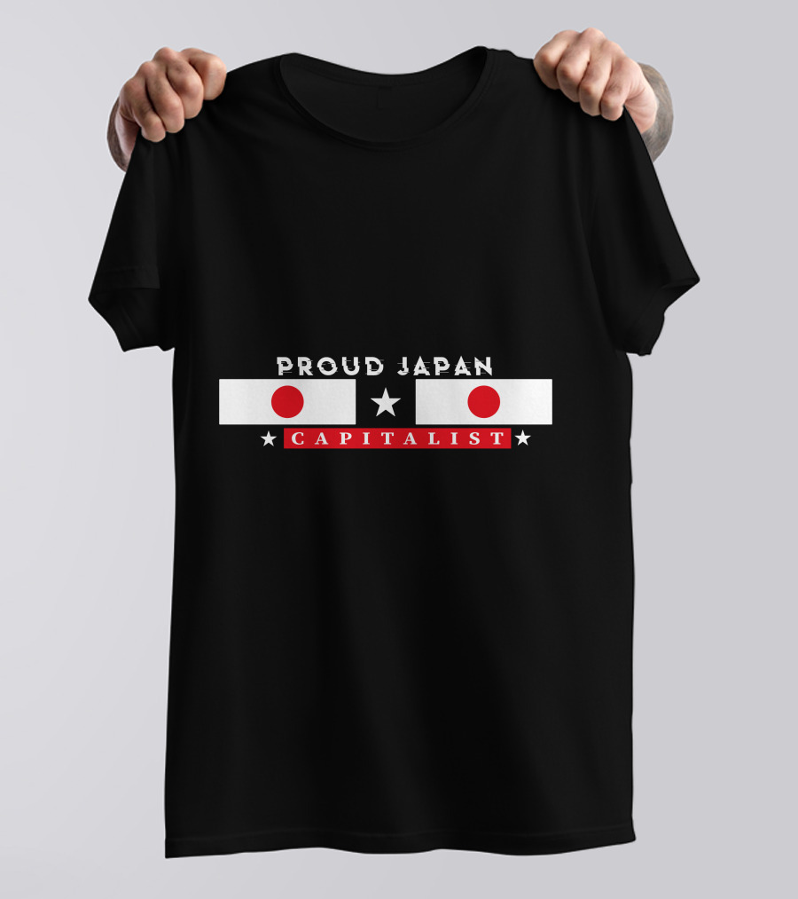 Proud Japan Capitalist Red Circle Star T-Shirt