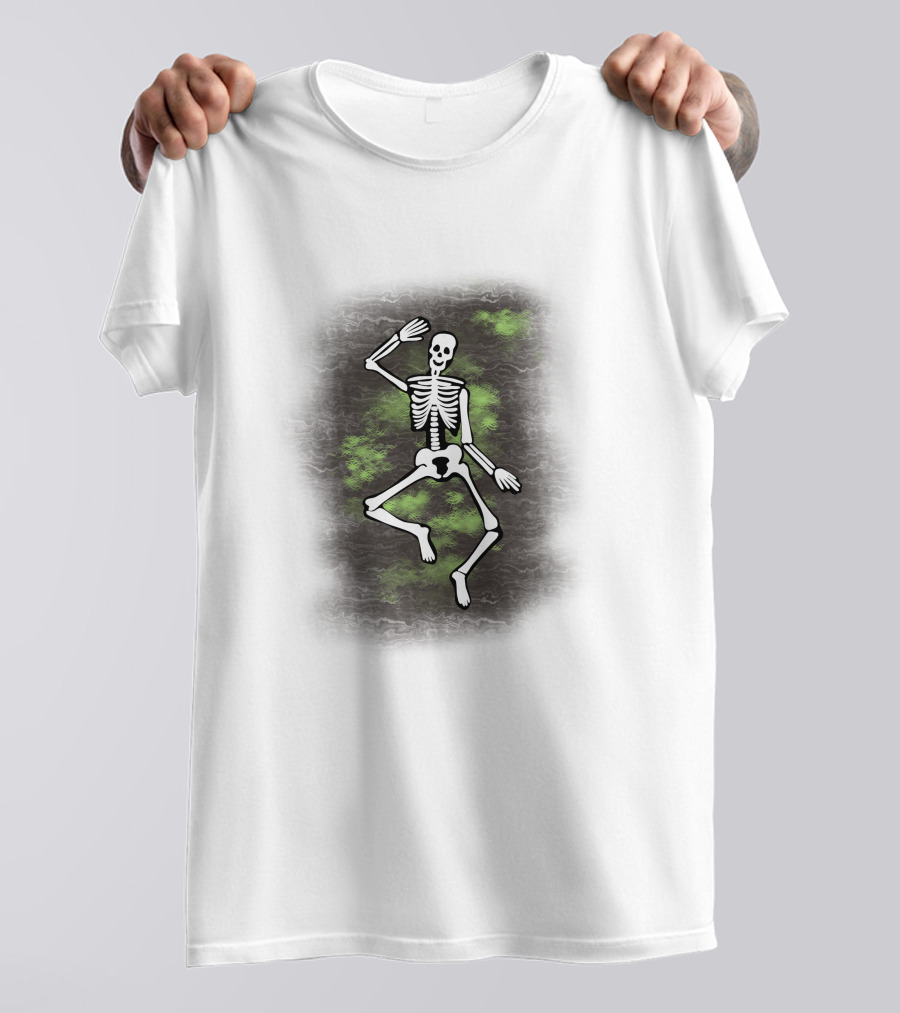 Dancing Skeleton Halloween Ghostly Vibe T-Shirt