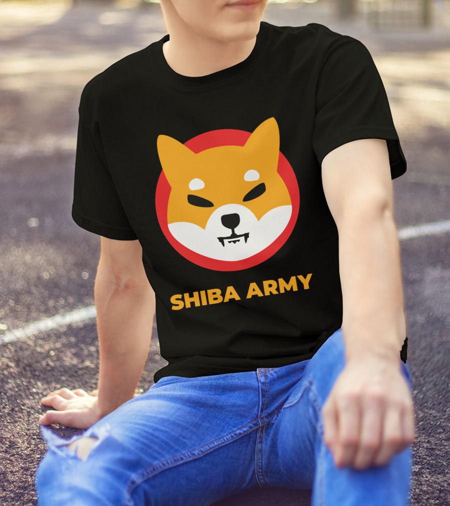Shiba Army Dog T-Shirt