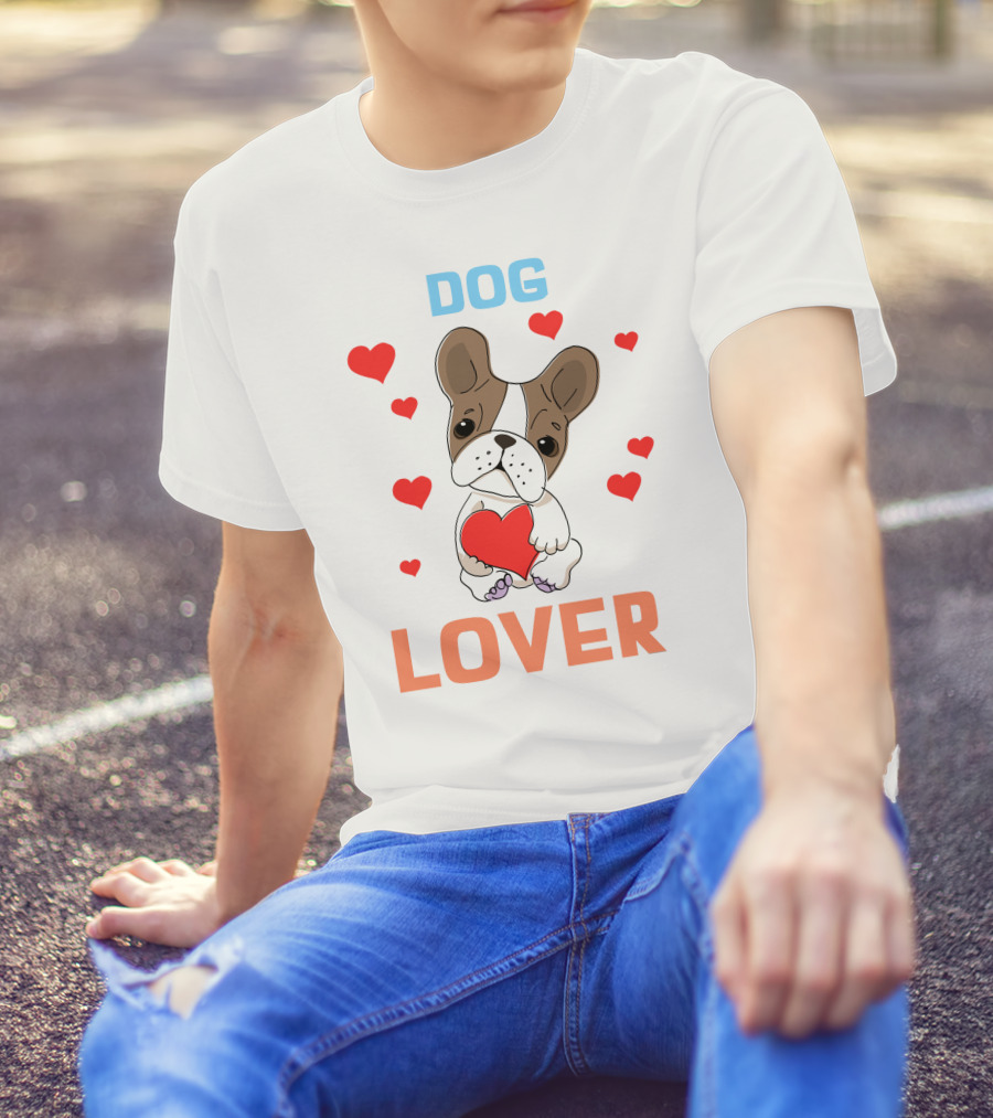 DOG LOVER Puppy Hearts T-Shirt
