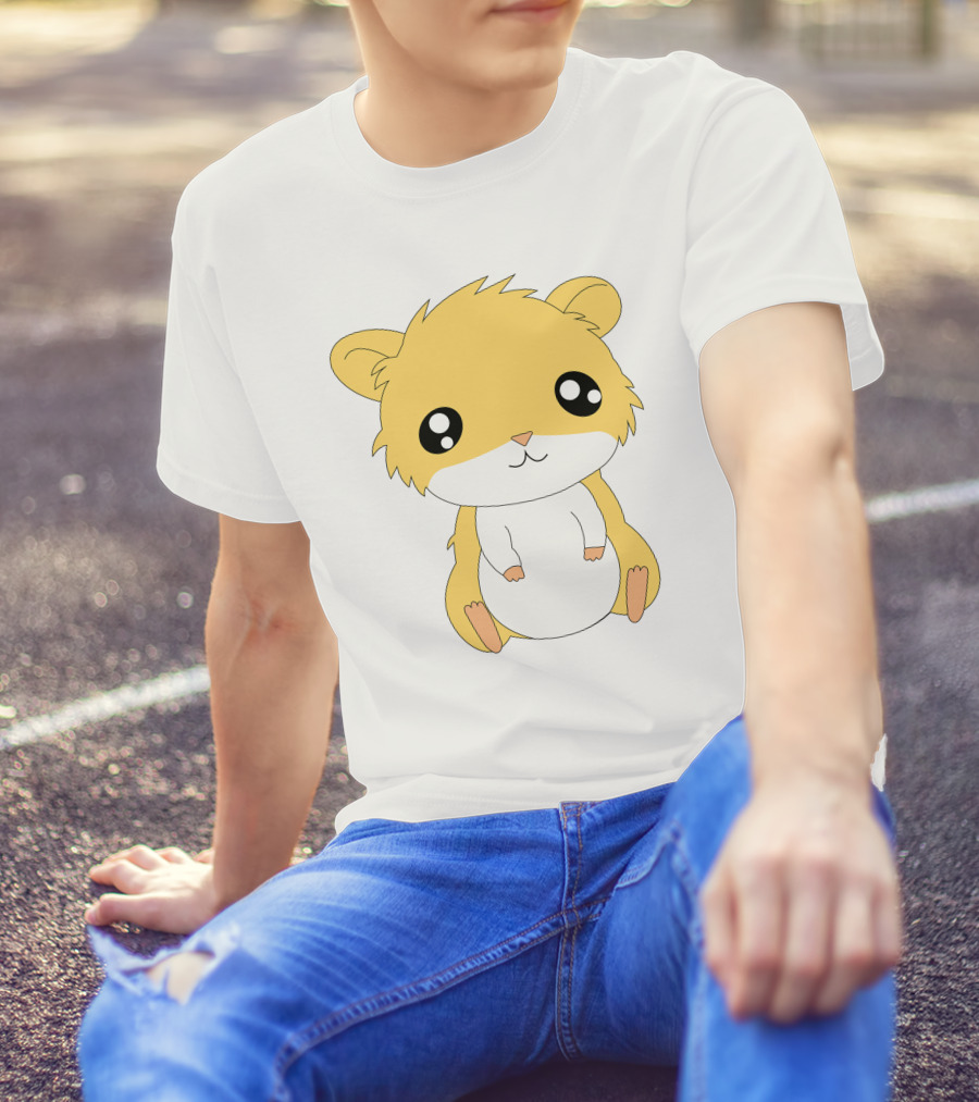 Cute Baby Hamster Cartoon T-Shirt