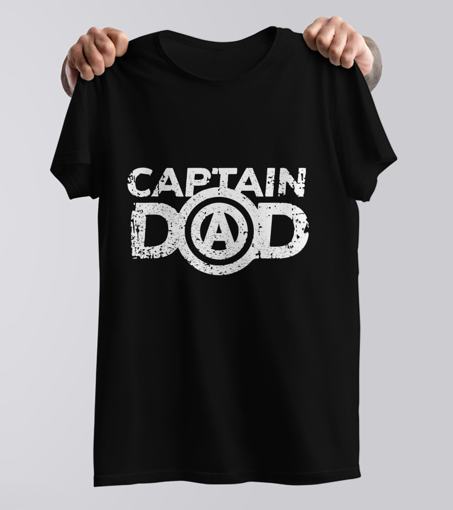 Captain Dad Avengers Inspired T-Shirt