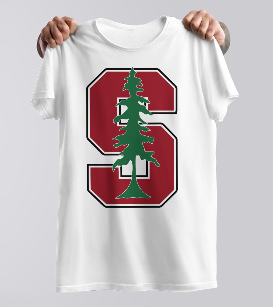 Stanford University Cardinal Logo With Tree T-Shirt