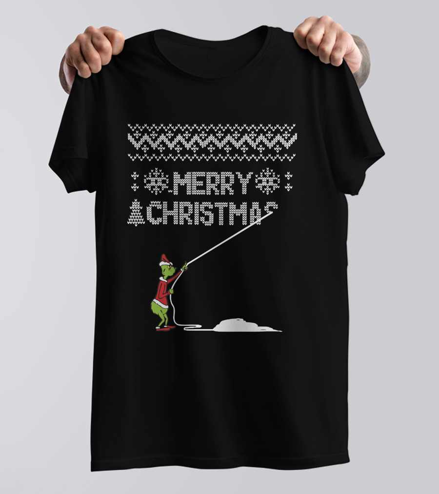 Merry Christmas Grinch Santa T-Shirt