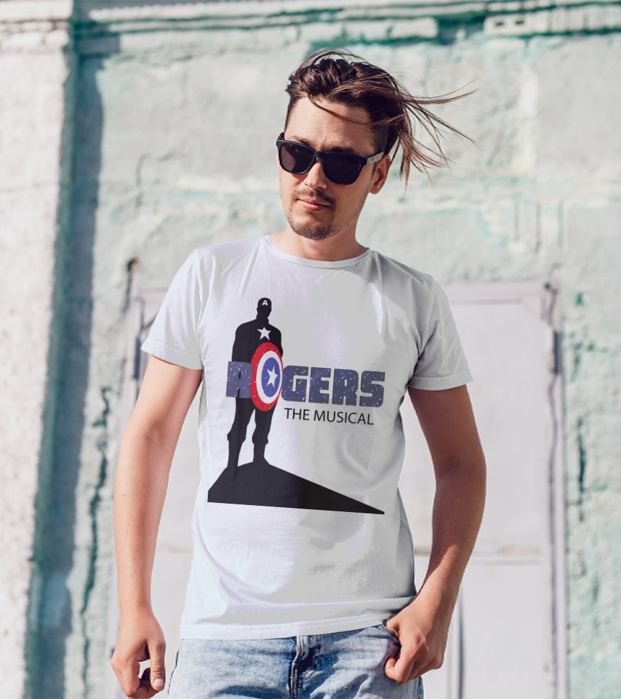 Rogers The Musical Captain America Shield T-Shirt