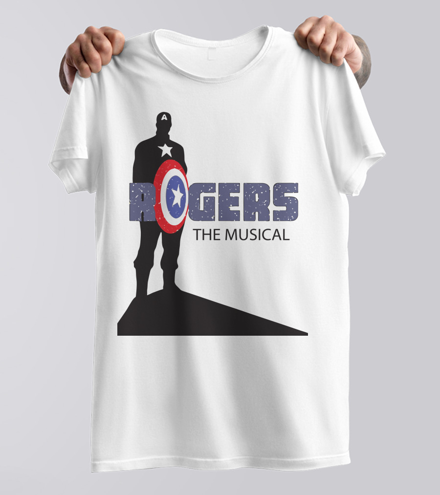 Rogers The Musical Captain America Shield T-Shirt