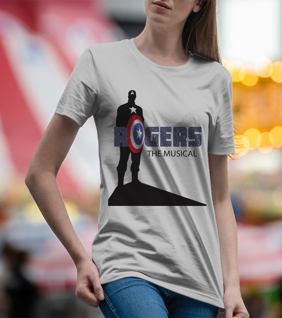 Rogers The Musical Captain America Shield T-Shirt