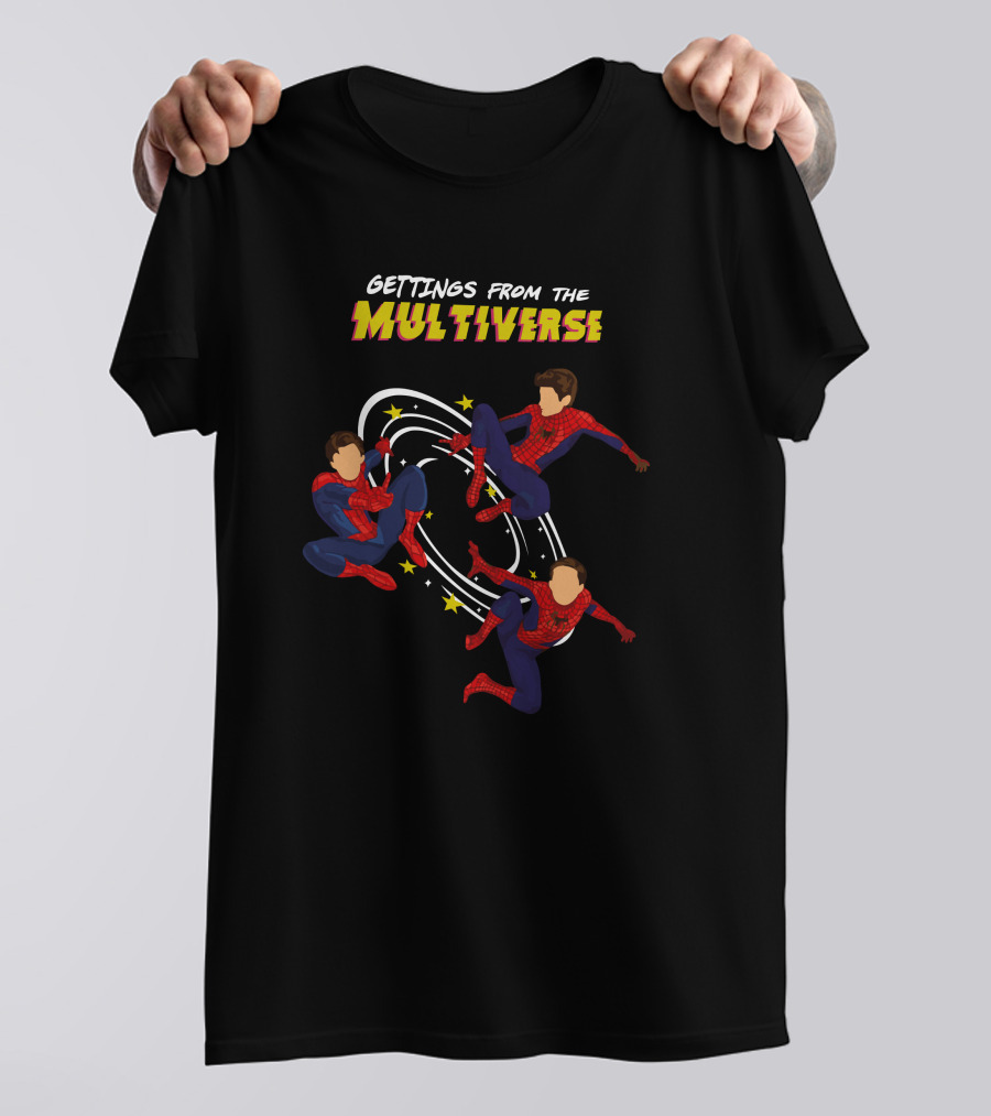 GETTINGS FROM THE MULTIVERSE SPIDER-MAN TRIO T-Shirt