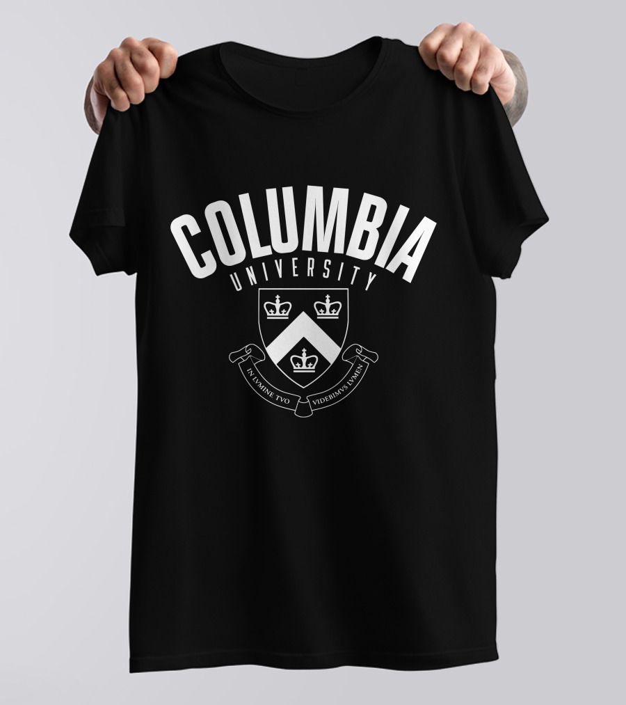Columbia University Crest In Lumine Tuo Videbimus Lumen T-Shirt