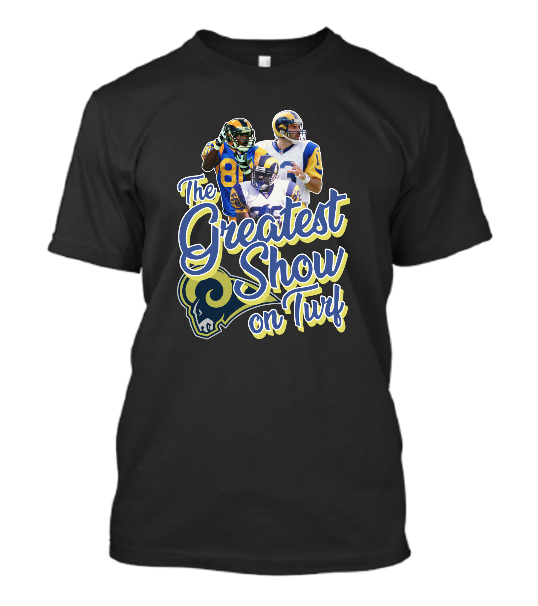 The Greatest Show On Turf Rams Football Legends T-Shirt