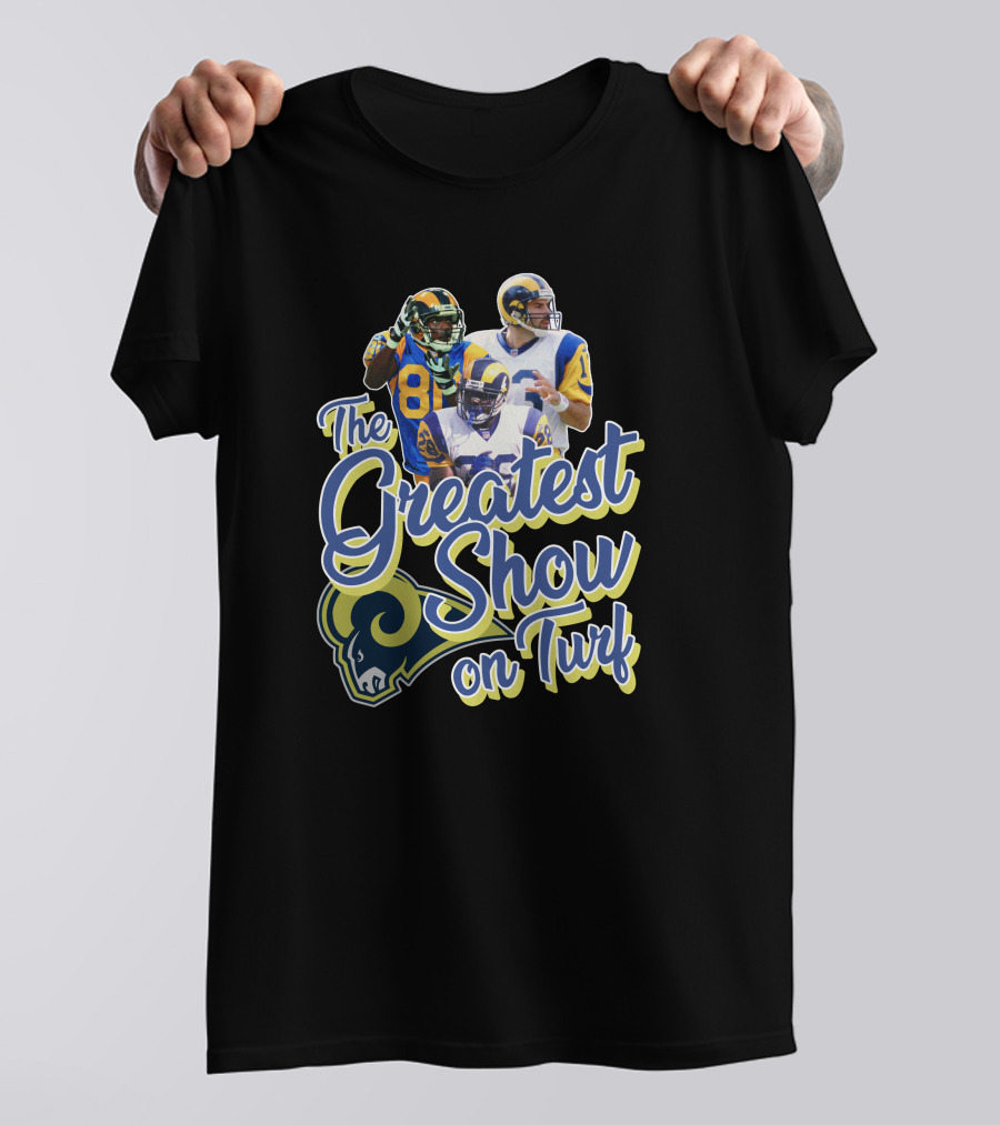 The Greatest Show On Turf Rams Football Legends T-Shirt