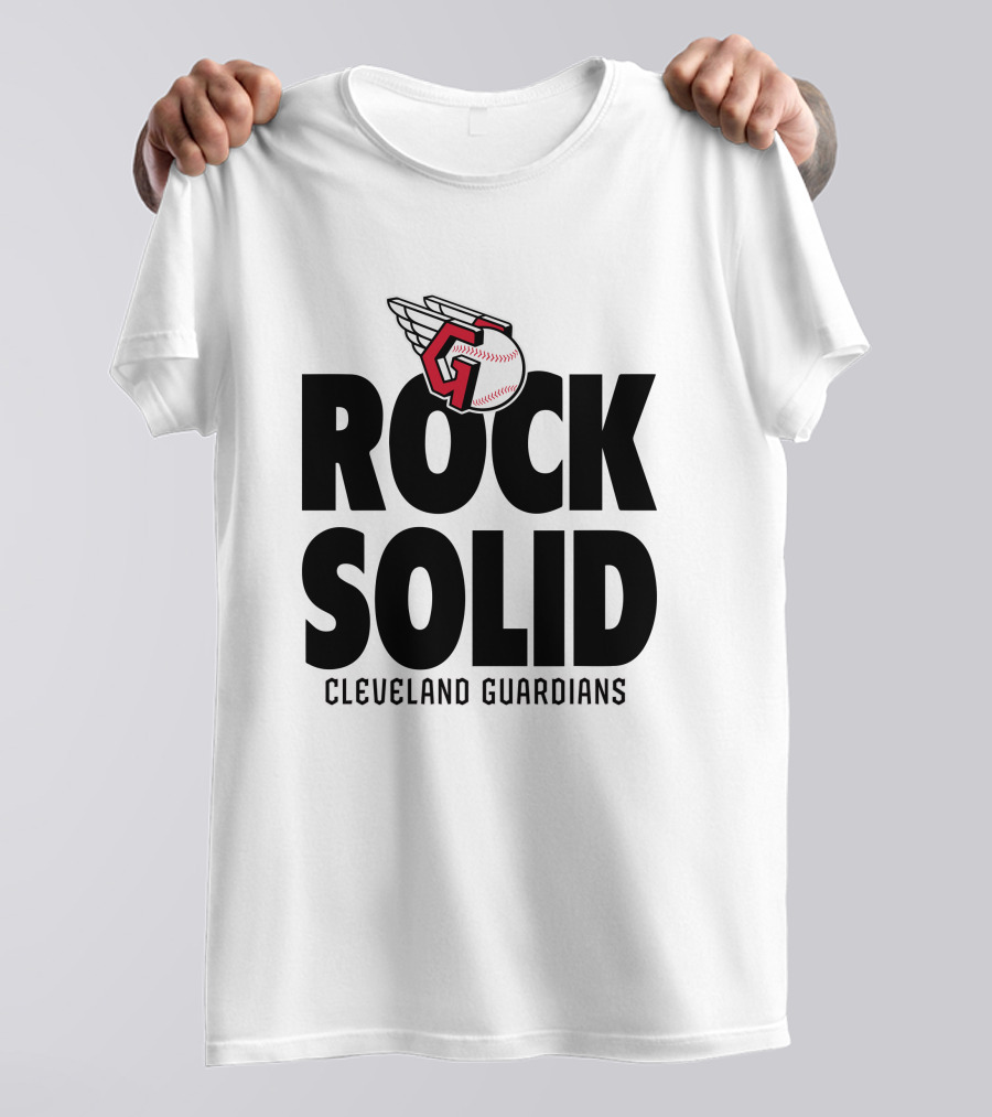 Cleveland Guardians Rock Solid Baseball Winged T-Shirt
