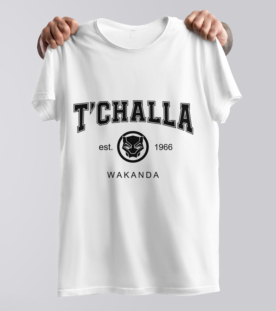T'Challa Est 1966 Wakanda Black Panther T-Shirt
