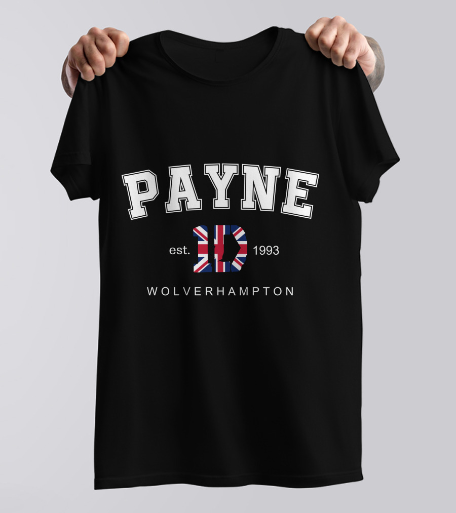 Payne Est 1993 1D Wolverhampton Union Jack T-Shirt