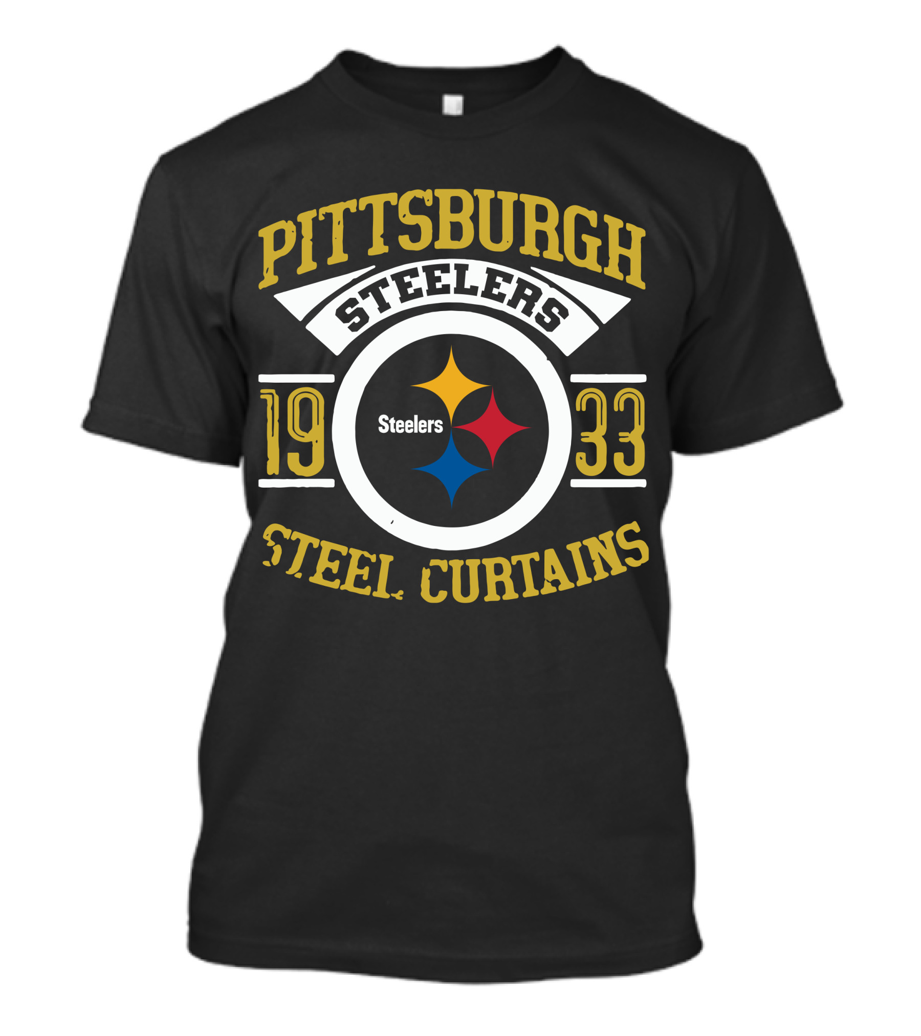 Pittsburgh Steelers Steel Curtains 1933 T-Shirt