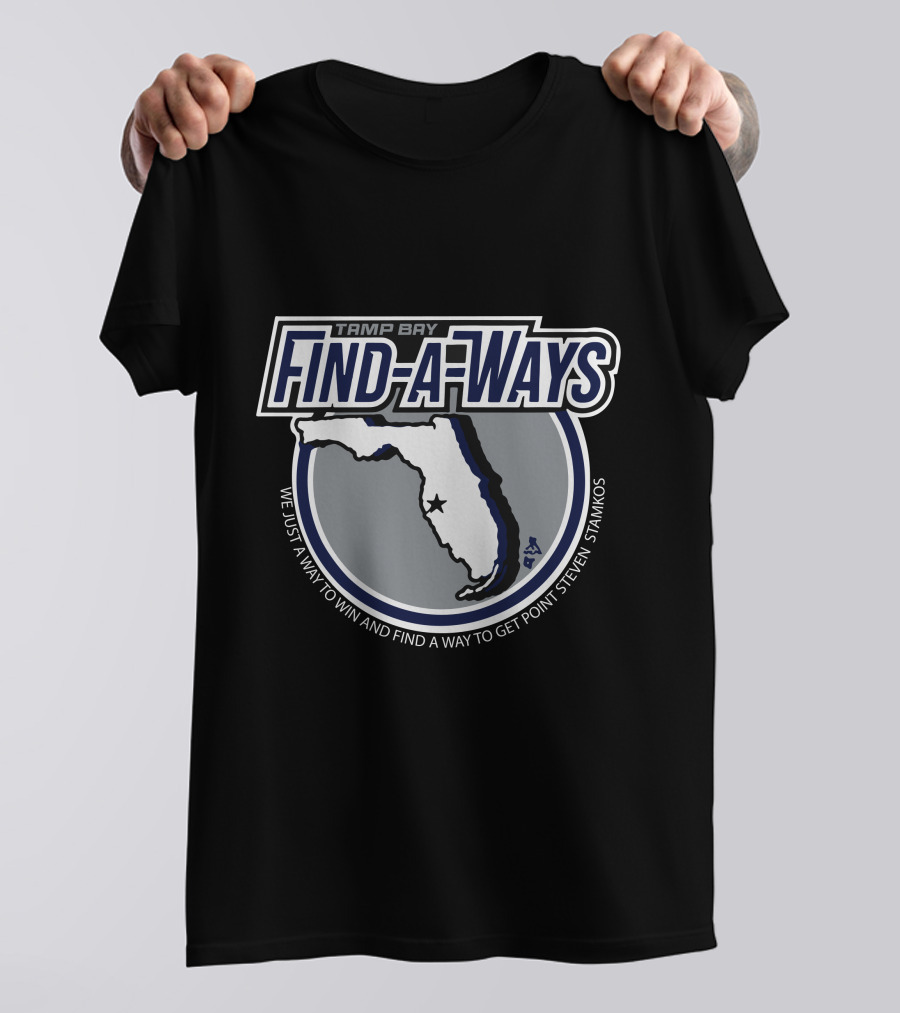Tampa Bay Find-A-Ways We Just A Way To Win And Find A Way To Get Point Steven Stamkos T-Shirt