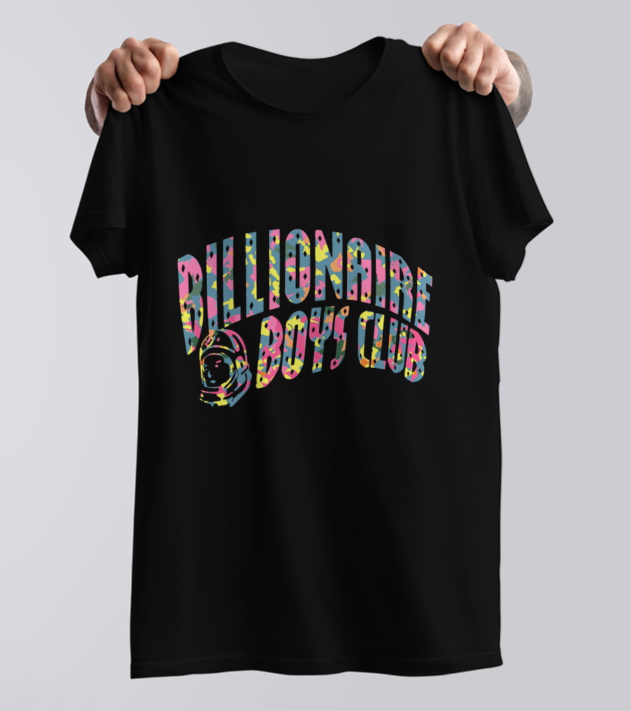 Billionaire Boys Club Colorful Confetti Arch With Astronaut Helmet T-Shirt