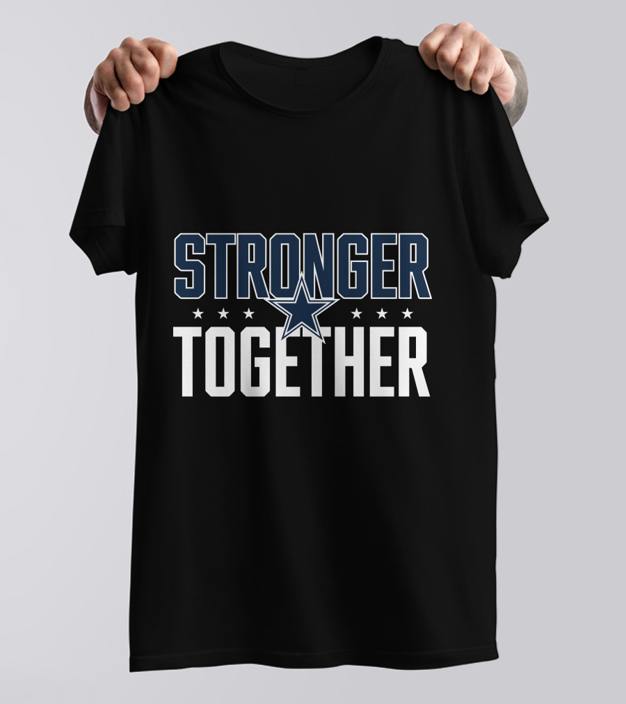 Dallas Cowboys Stronger Together Star Unity T-Shirt